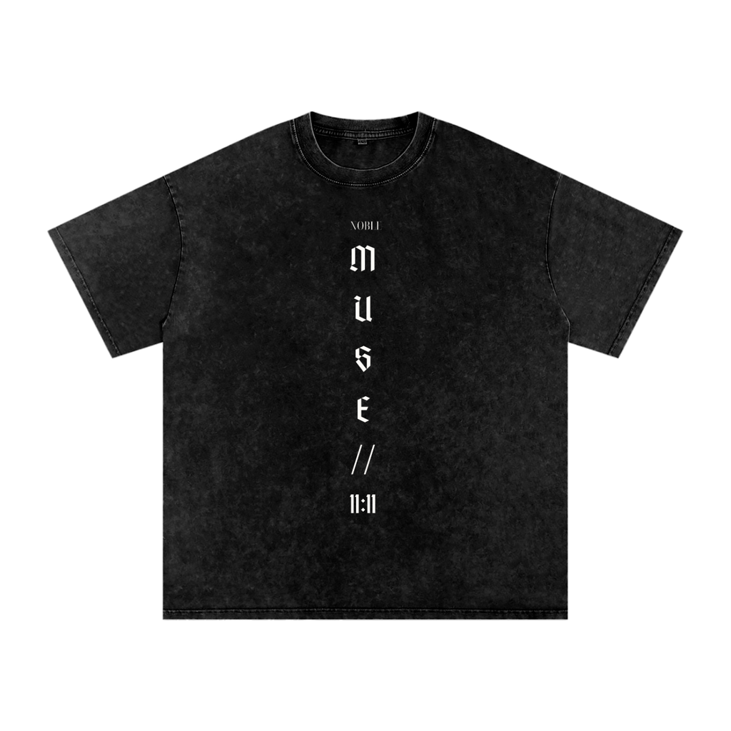 Everything Is Working in My Favor Oversized Tee – Washed Black