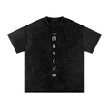 Everything Is Working in My Favor Oversized Tee – Washed Black